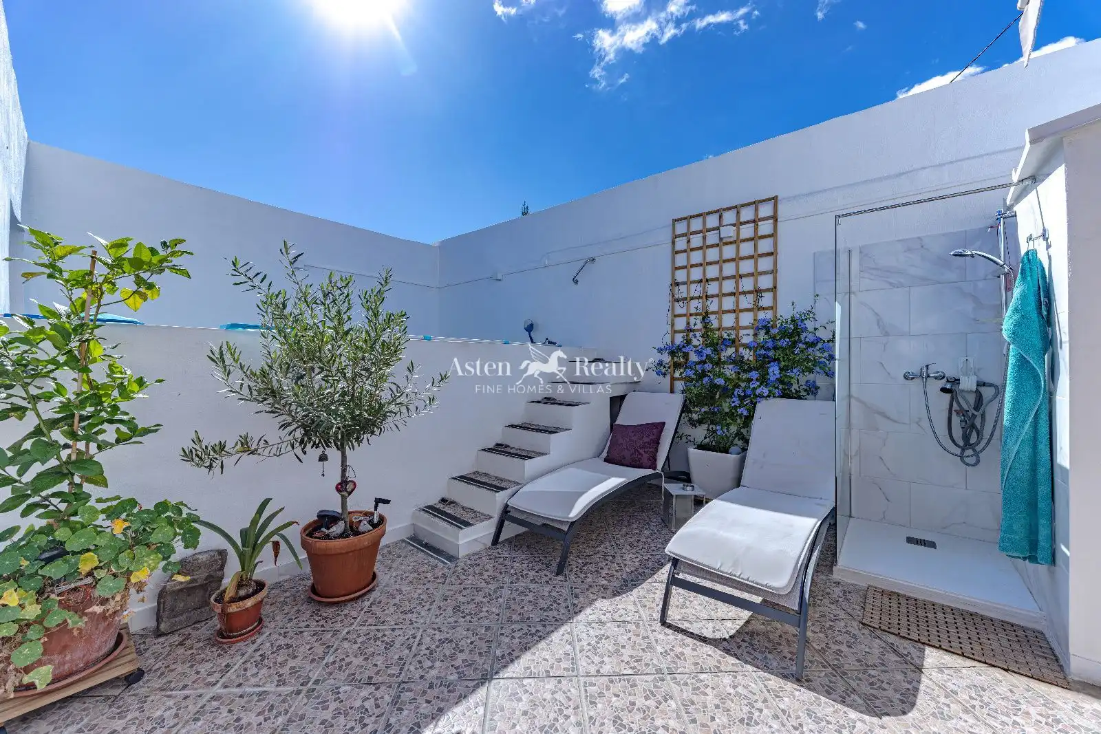 Terraza de Casa o chalet en venta en Centro