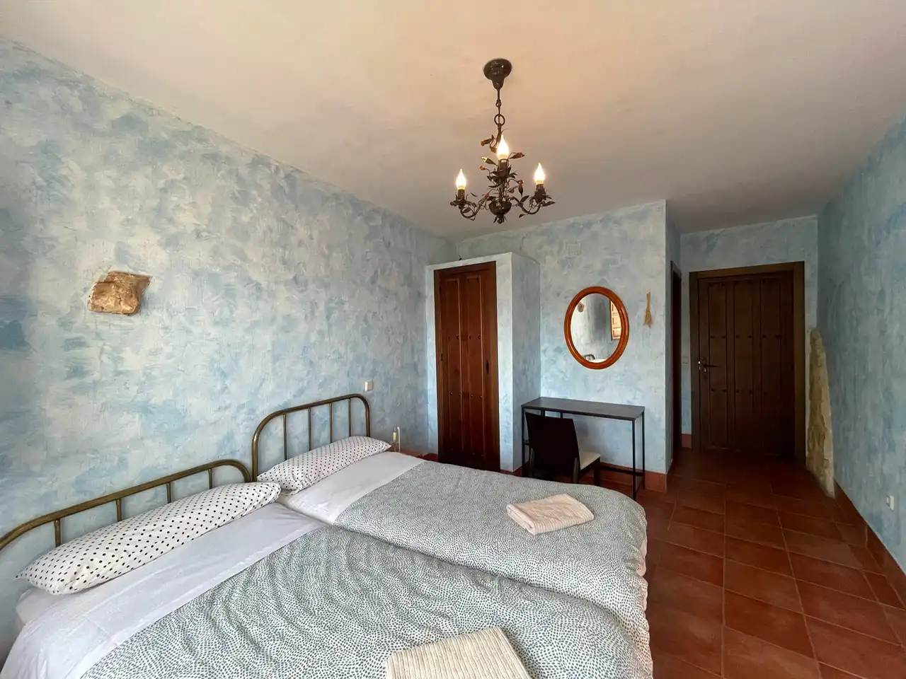 Dormitori de Finca rústica en venda en Sepúlveda amb Calefacció, Jardí privat i Parquet