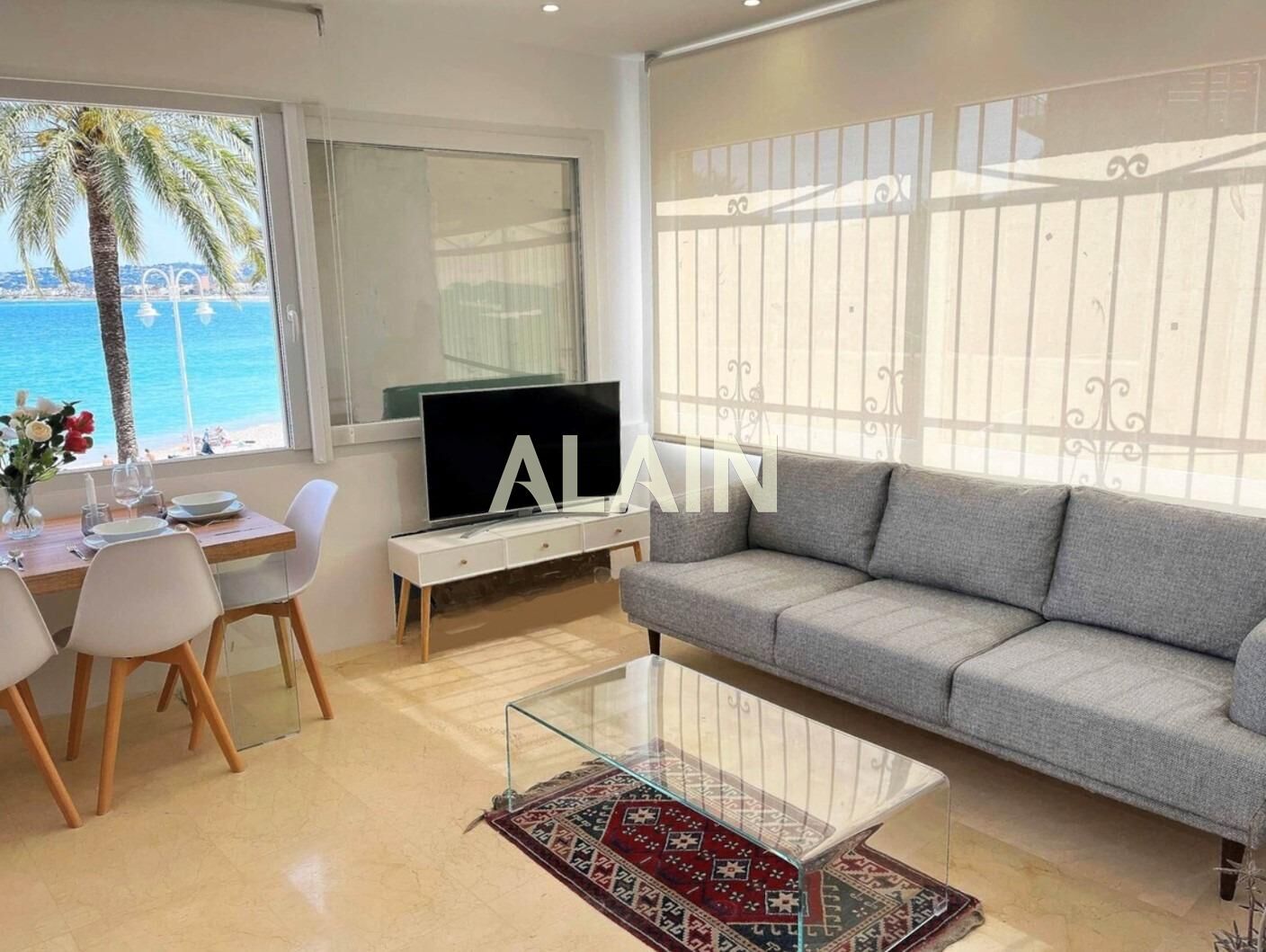Sala d'estar de Apartament en venda en Jávea / Xàbia amb Aire condicionat i Moblat