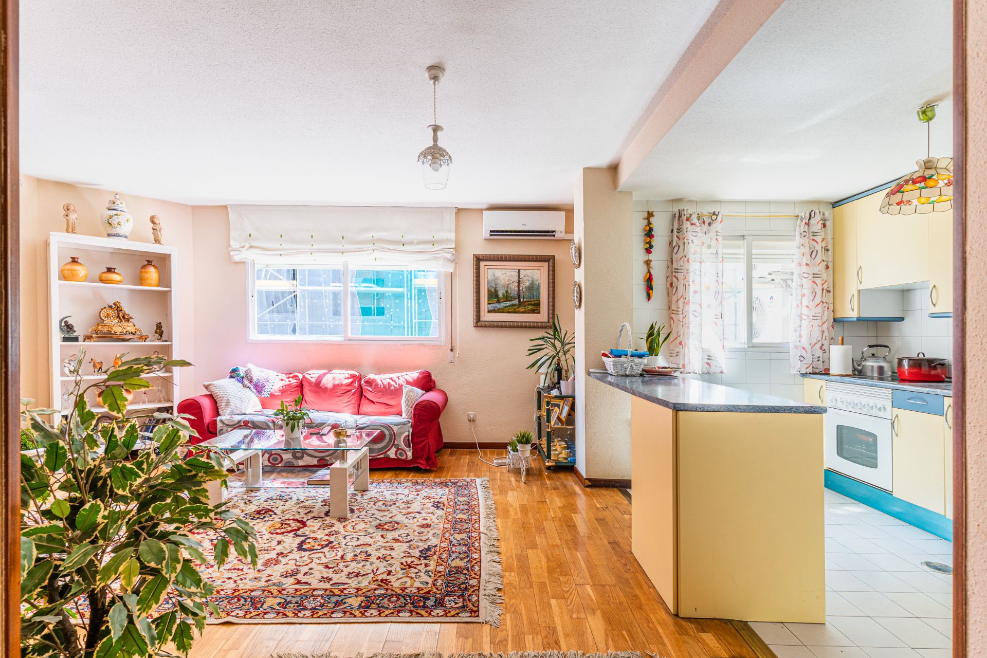 Wohnzimmer von Wohnung zum verkauf in Las Rozas de Madrid mit Klimaanlage, Heizung und Parkett