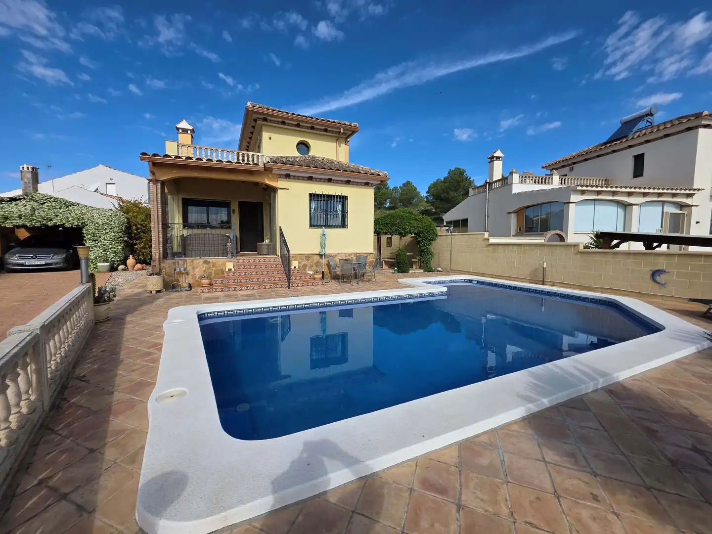 Vista exterior de Casa o chalet en venta en Calasparra con Aire acondicionado, Terraza y Piscina