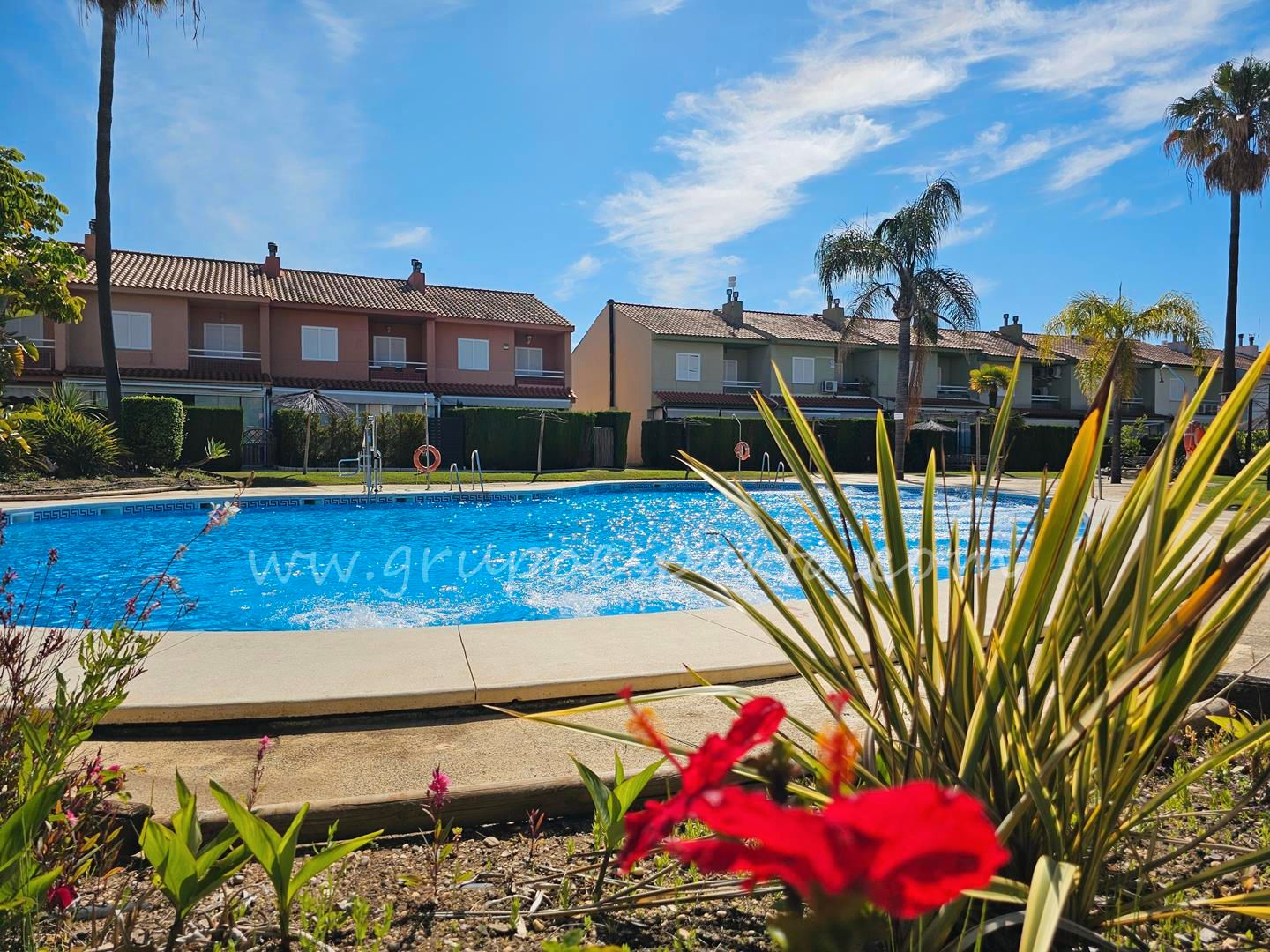 Garden of Single-family semi-detached for sale in Islantilla  with Private garden, Terrace and Furnished