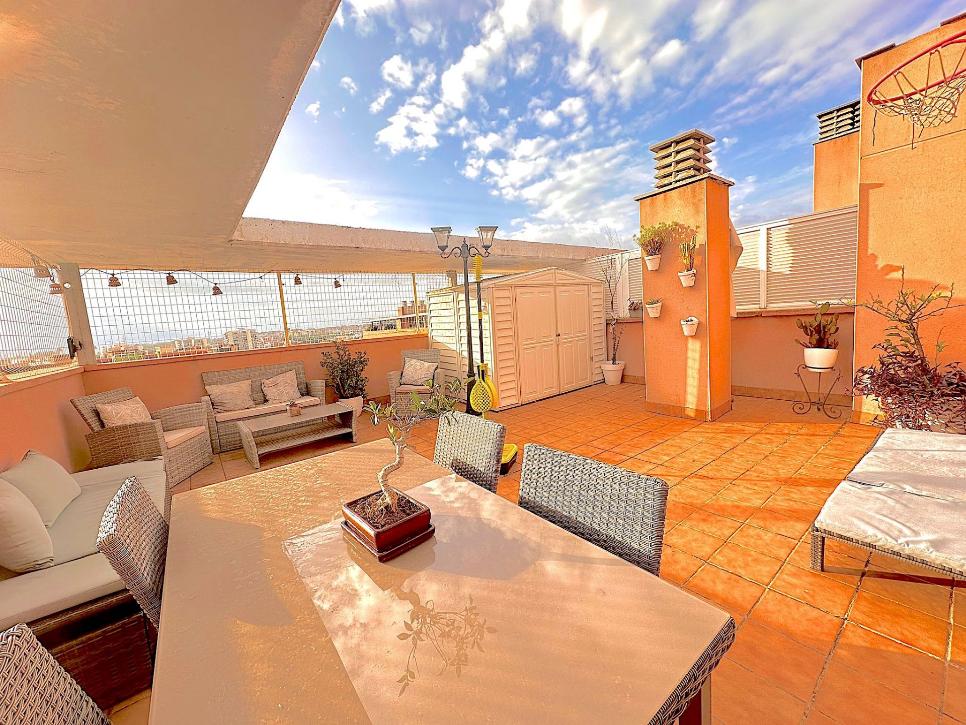 Terrace of Attic for sale in Rubí  with Air Conditioner, Heating and Parquet flooring