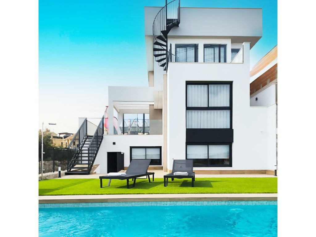 Vista exterior de Casa o chalet en venta en Algorfa con Piscina