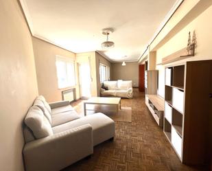 Living room of Flat to rent in Lugo Capital  with Heating, Private garden and Furnished