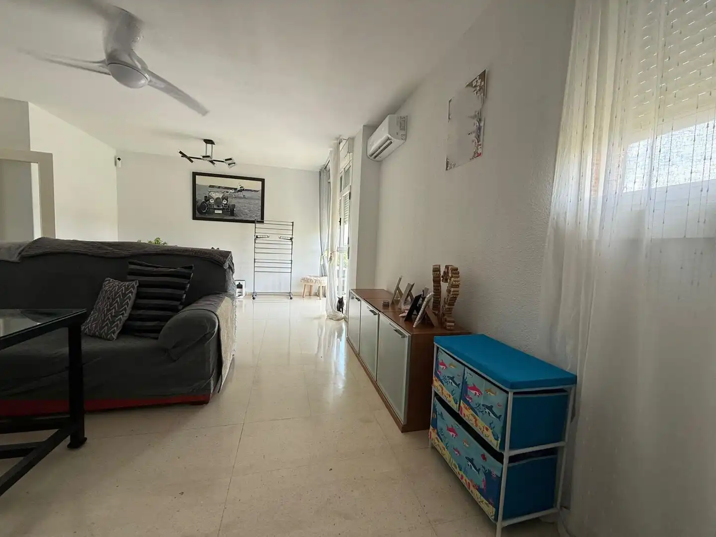 Sala de estar de Piso en venta en Badajoz con Aire acondicionado y Alarma