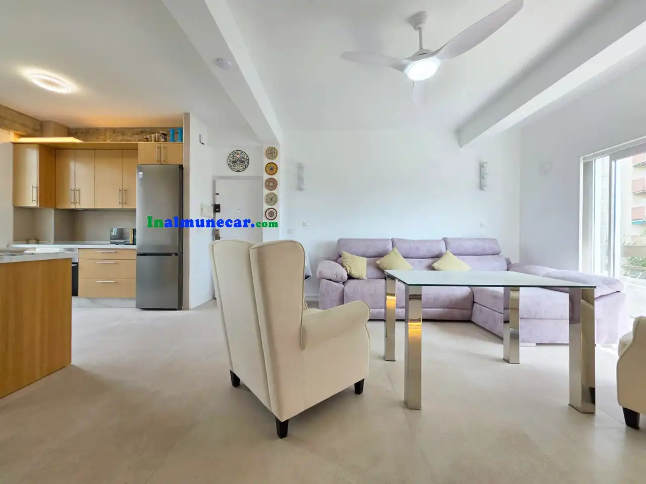 Living room of Flat for sale in Almuñécar  with Terrace and Furnished