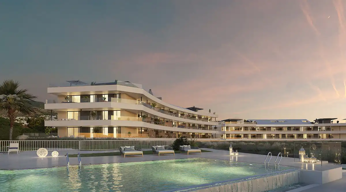 Piscina de Ático en venta en Benalmádena con Aire acondicionado, Terraza y Piscina
