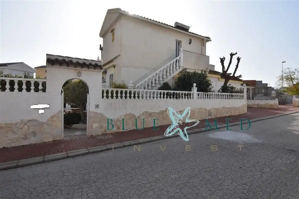 Vista exterior de Casa o chalet en venta en Mazarrón con Aire acondicionado, Jardín privado y Terraza