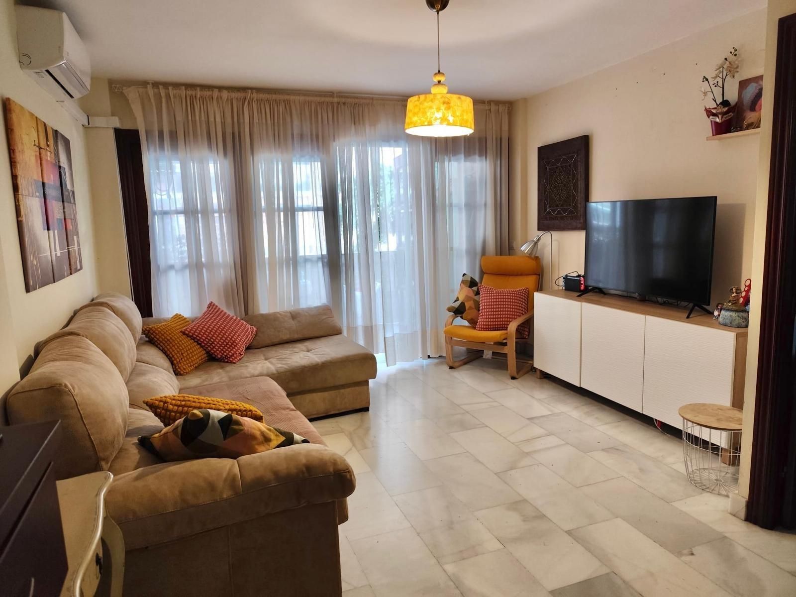 Living room of Flat for sale in Málaga Capital  with Air Conditioner and Terrace