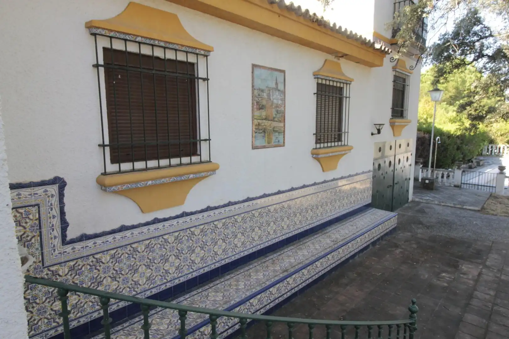 Vista exterior de Casa o chalet en venta en El Castillo de las Guardas con Jardín privado, Trastero y Piscina