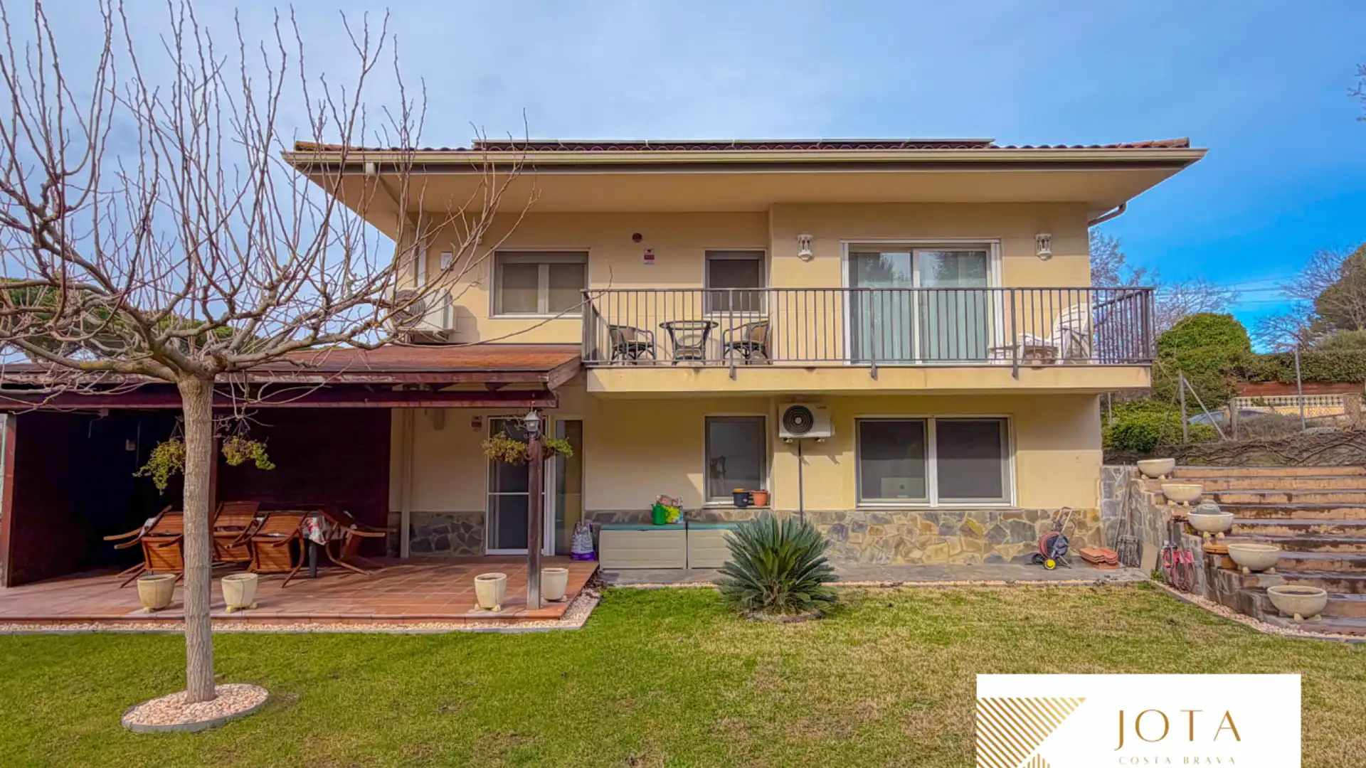 Jardín de Casa o chalet en venta en Caldes de Malavella con Aire acondicionado, Calefacción y Jardín privado