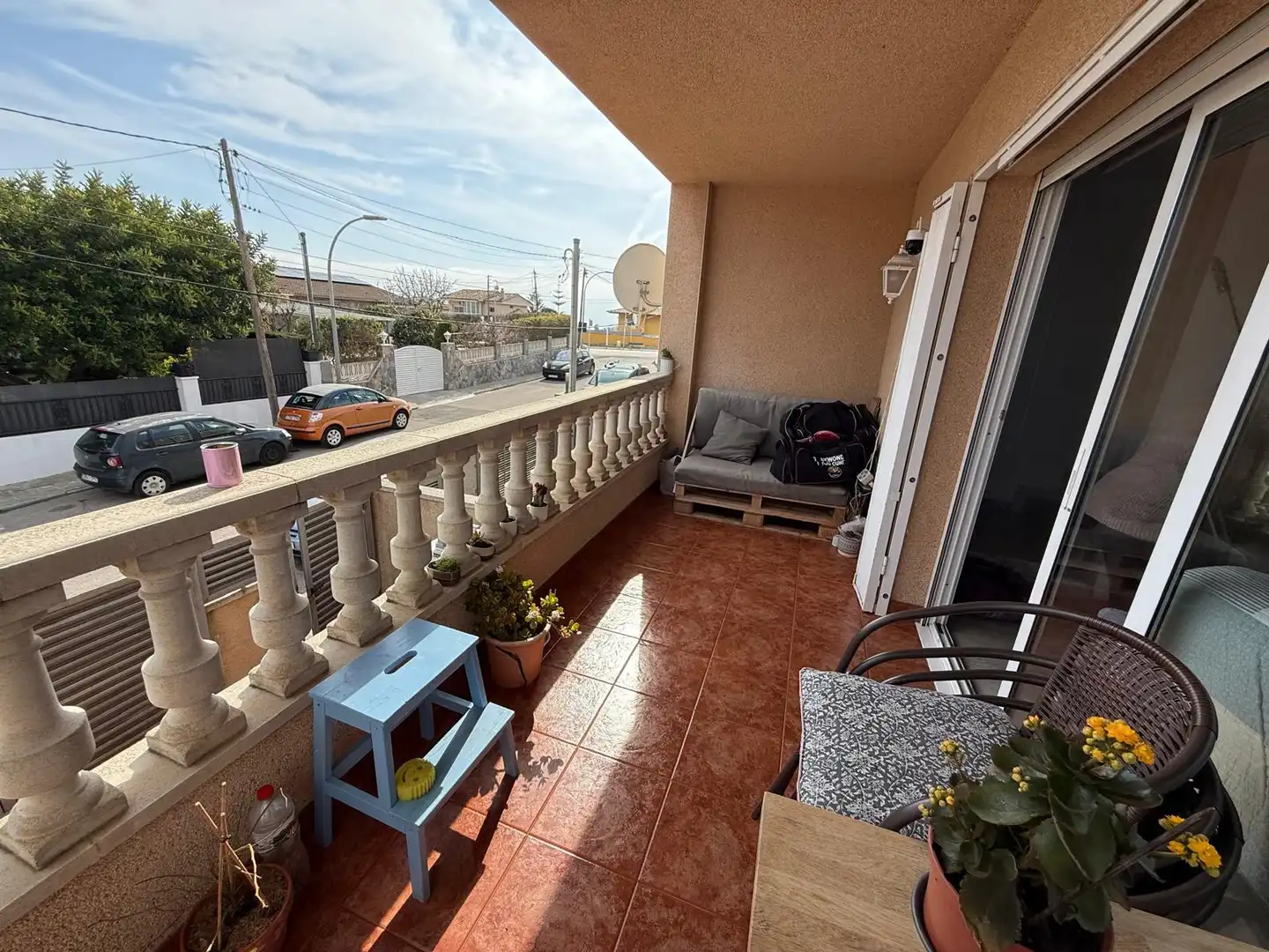 Balcony of Detached homes for sale in Calafell  with Air Conditioner, Heating and Parquet flooring