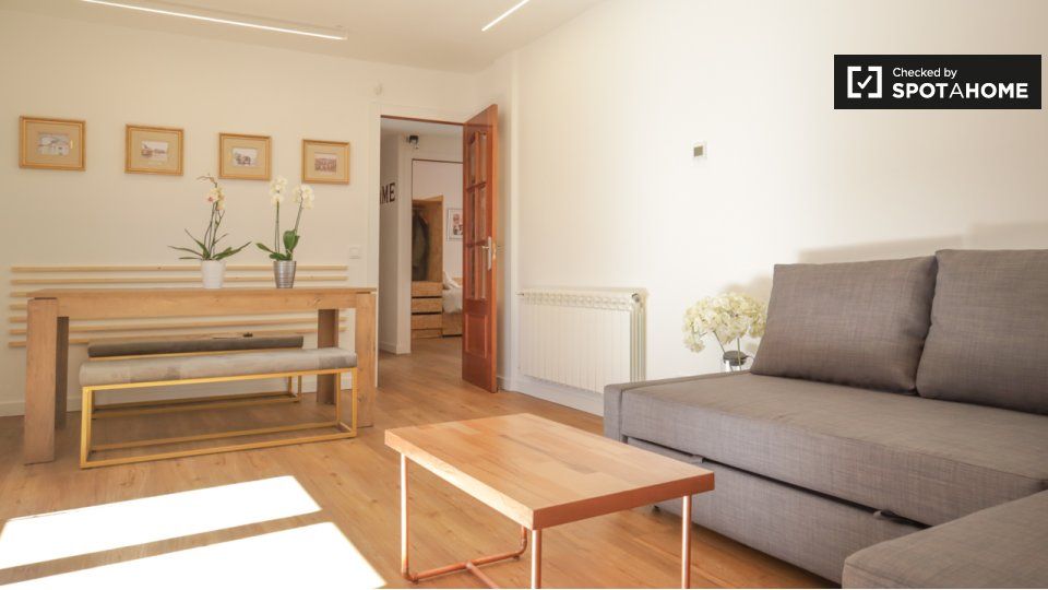 Wohnzimmer von Wohnung miete in Leganés mit Klimaanlage, Heizung und Möbliert