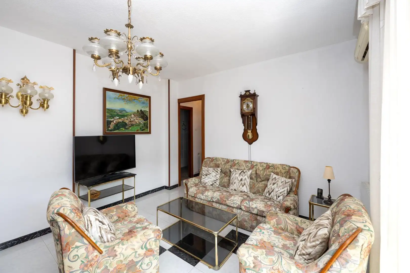 Sala de estar de Piso en venta en Granada con Aire acondicionado, Calefacción y Terraza