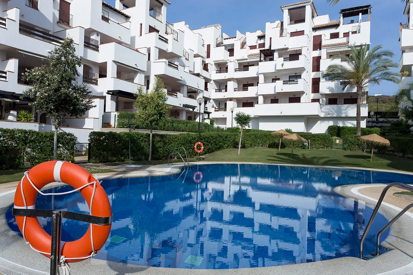 Swimming pool of Ground floor for sale in Vera  with Air Conditioner, Terrace and Storage room