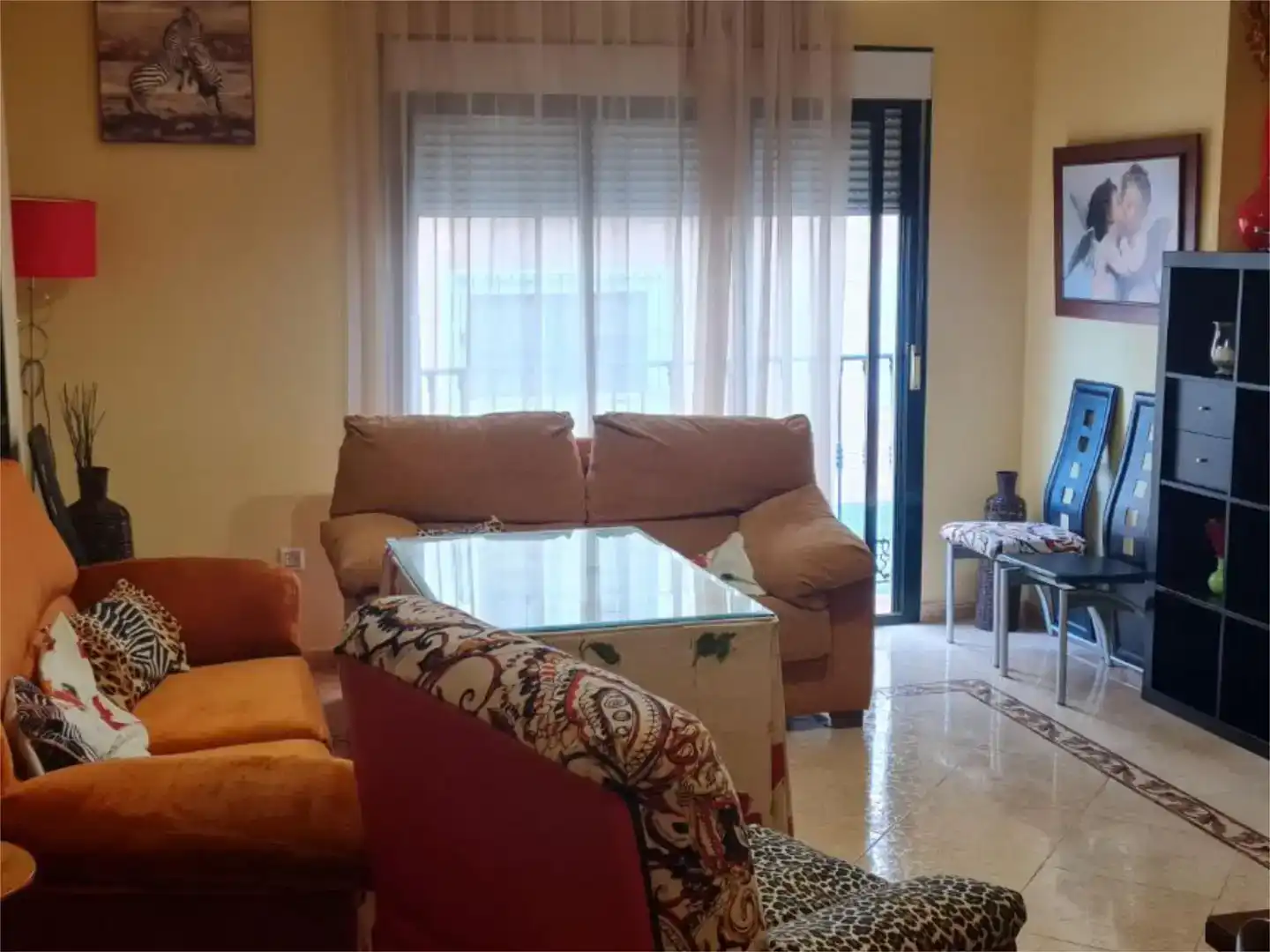 Living room of Flat for rent in Mérida  with Air Conditioner, Furnished and Balcony