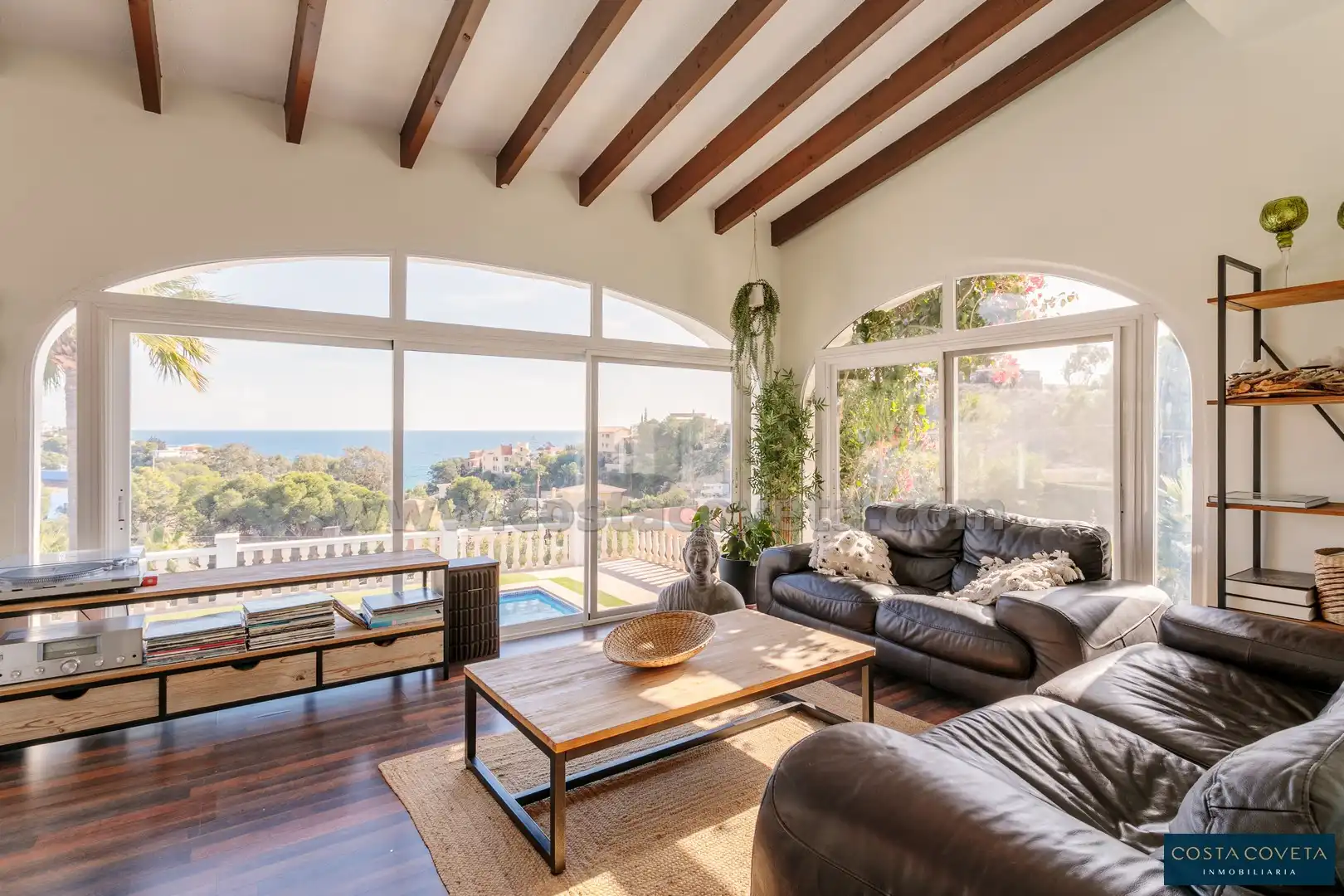 Living room of Houses for sale in El Campello  with Air Conditioner, Private garden and Terrace