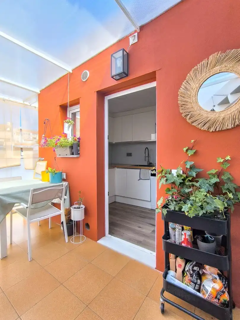 Terraza de Ático en venta en Mataró con Parquet, Terraza y Piscina