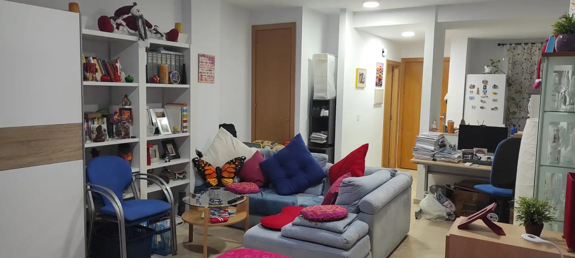 Wohnzimmer von Wohnung zum Verkauf in Sanlúcar la Mayor mit Klimaanlage, Heizung und Abstellraum