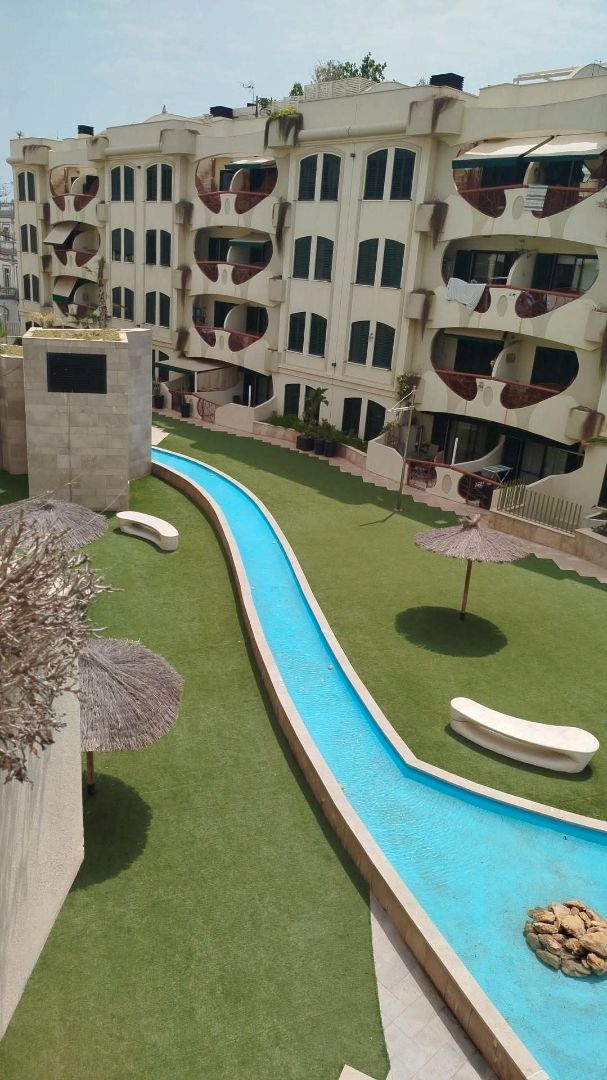 Swimming pool of Flat for sale in  Melilla Capital  with Air Conditioner, Heating and Parquet flooring