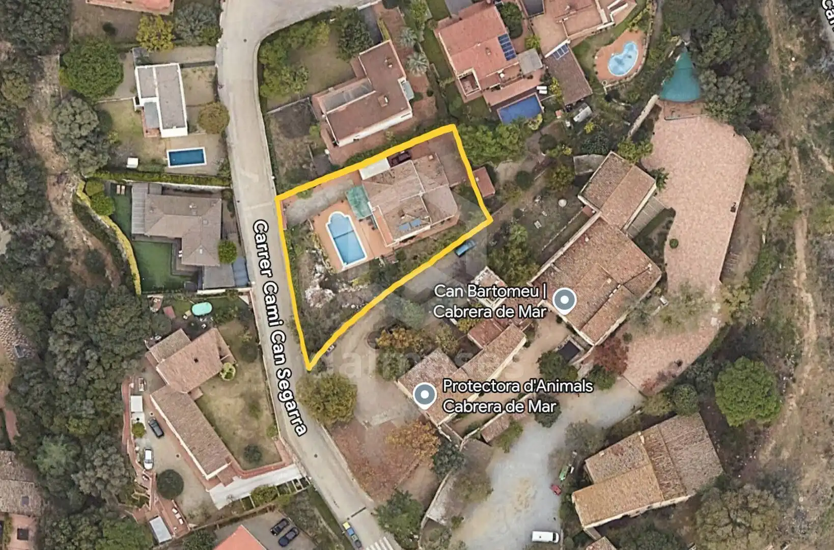 Außenansicht von Haus oder Chalet zum Verkauf in Cabrera de Mar mit Heizung, Privatgarten und Terrasse