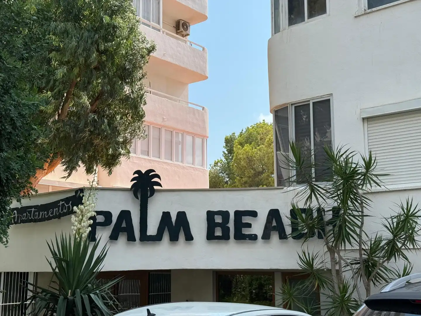 Vista exterior de Planta baja en venta en  Palma de Mallorca con Piscina comunitaria