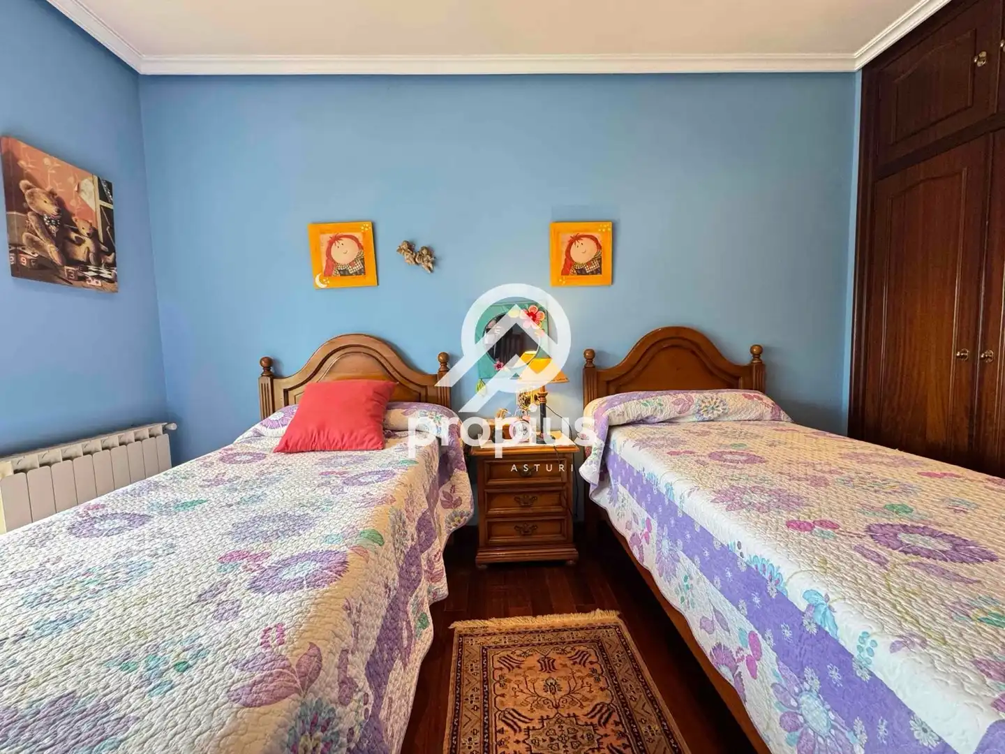 Bedroom of Houses for sale in Avilés  with Heating, Private garden and Parquet flooring