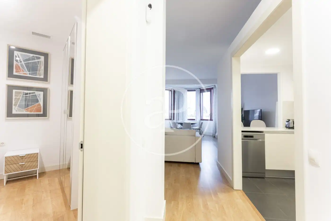 Wohnung zur Miete in Barcelona mit Klimaanlage, Heizung und Möbliert