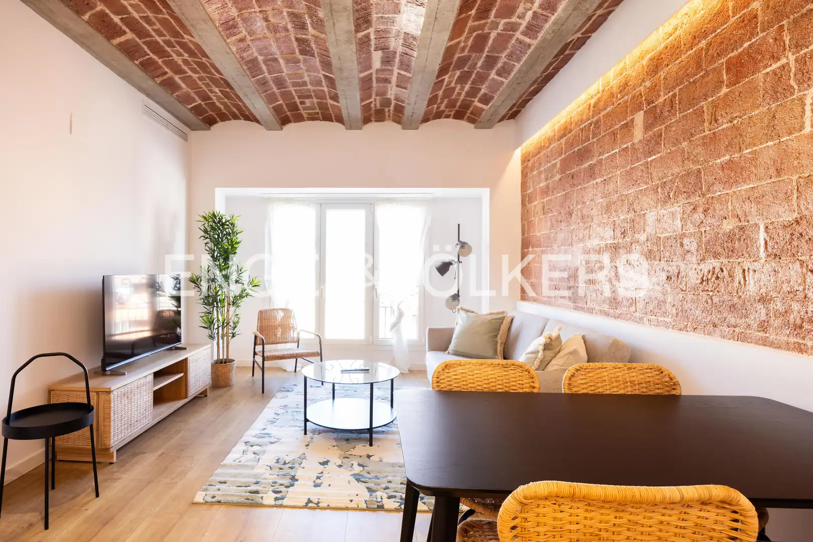 Sala de estar de Piso en venta en Sarrià - Sant Gervasi