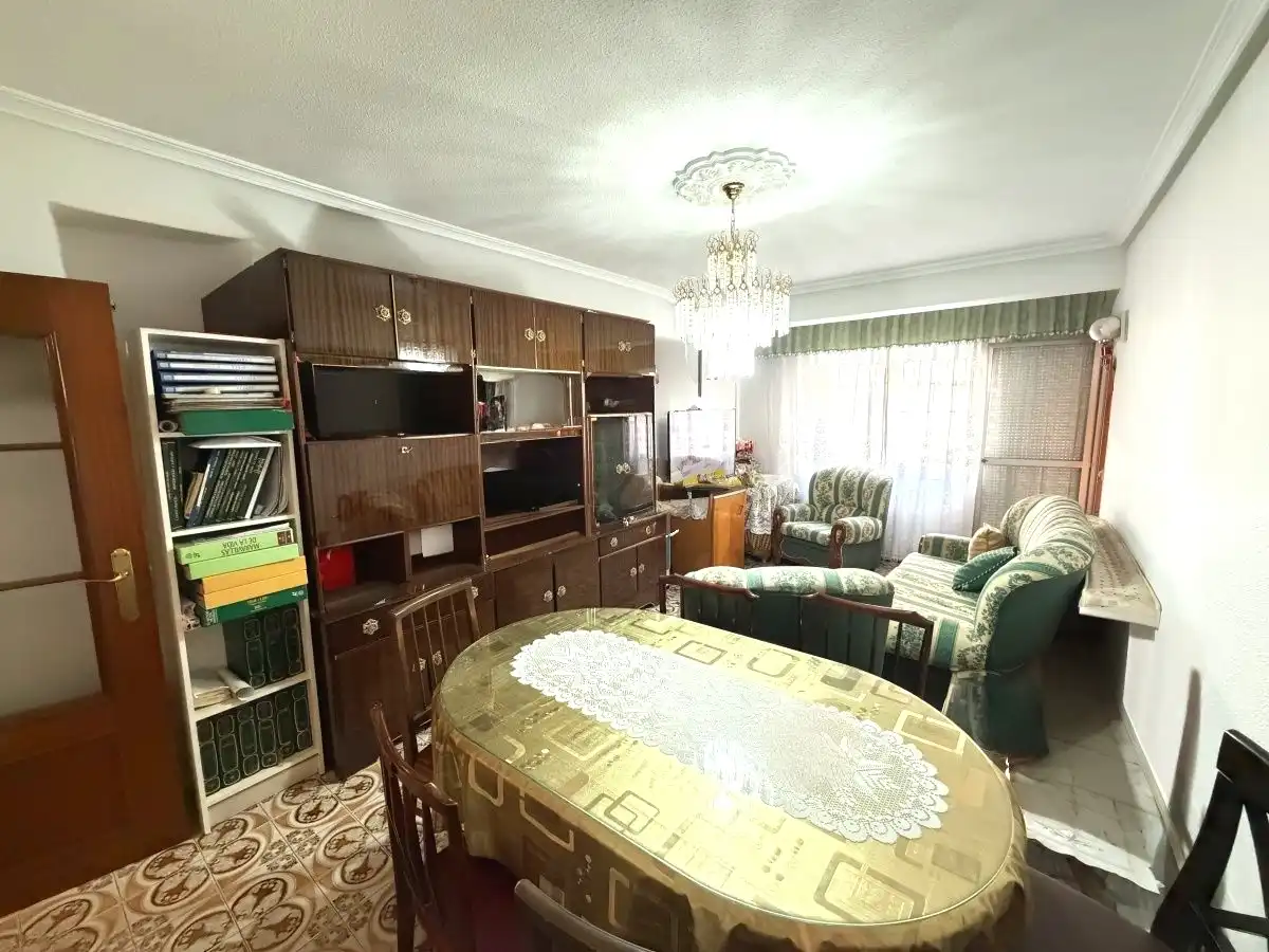 Sala de estar de Piso en venta en Alcalá de Henares con Calefacción y Terraza