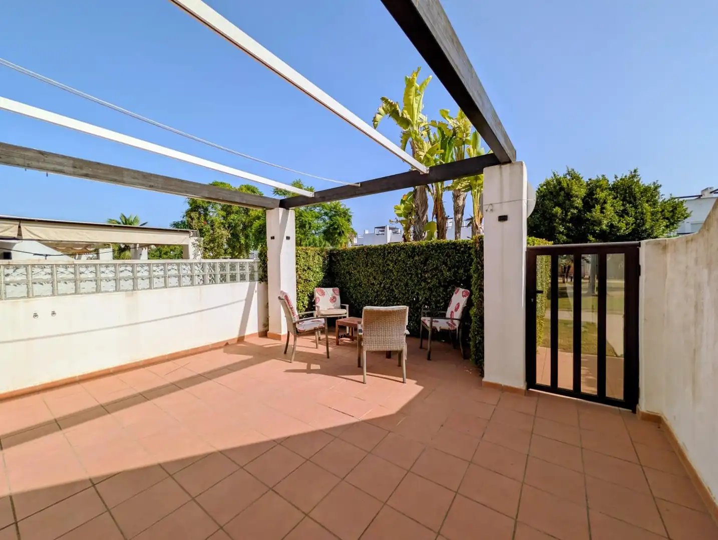 Terraza de Casa o chalet en venta en Alhama de Murcia con Aire acondicionado, Jardín privado y Terraza