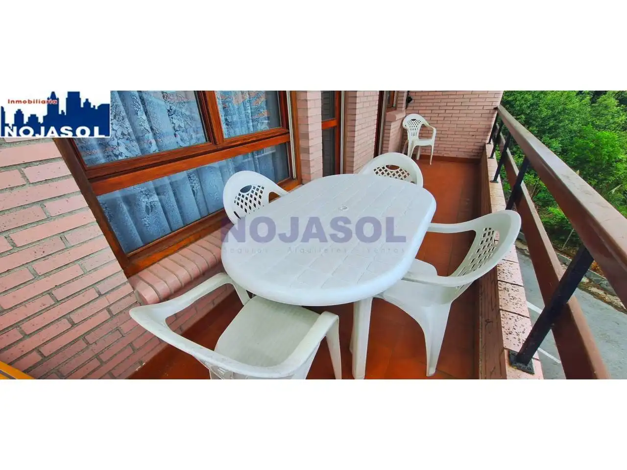 Terrassa de Apartament de lloguer en Noja amb Calefacció, Terrassa i Moblat