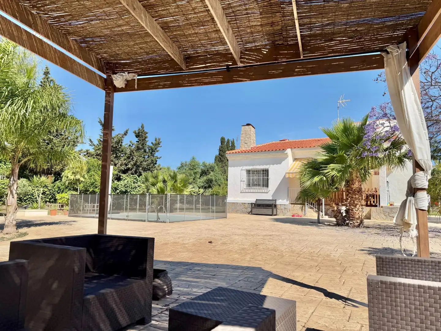 Vista exterior de Casa o chalet en venta en Elche / Elx con Aire acondicionado, Jardín privado y Terraza