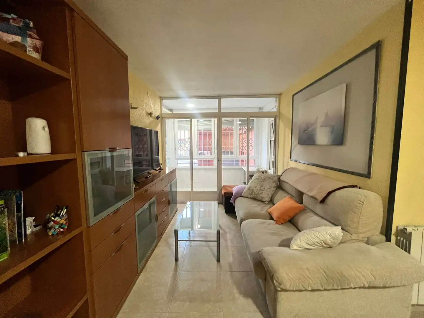 Living room of Flat for sale in Fuenlabrada  with Heating, Terrace and Storage room