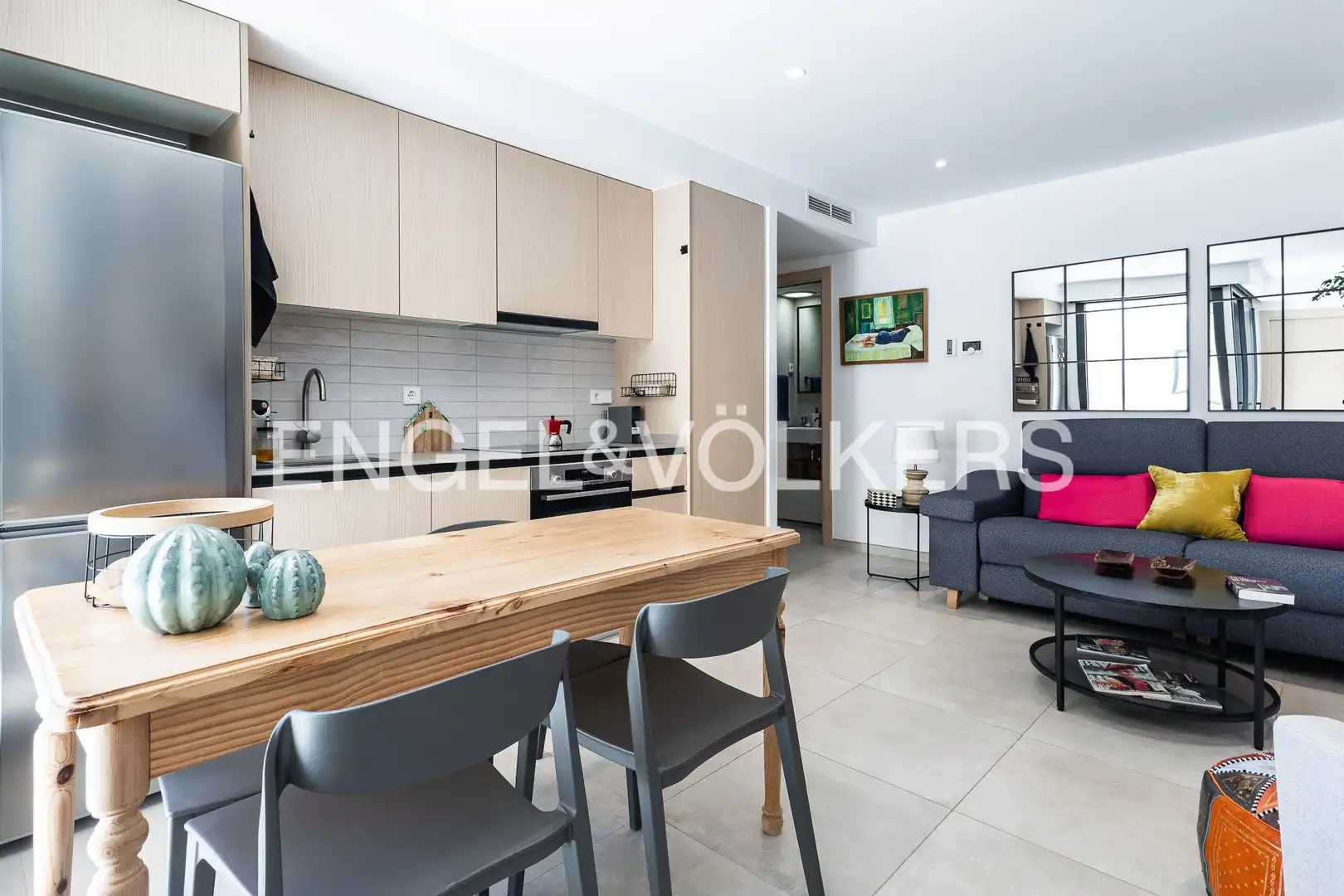 Cocina de Piso en venta en Sant Cugat del Vallès con Aire acondicionado, Calefacción y Jardín privado