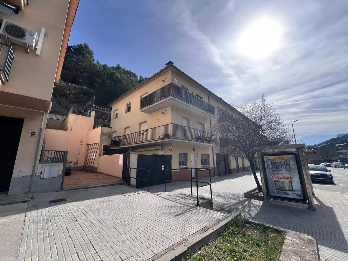 Vista exterior de Piso en venta en Aiguafreda con Balcón