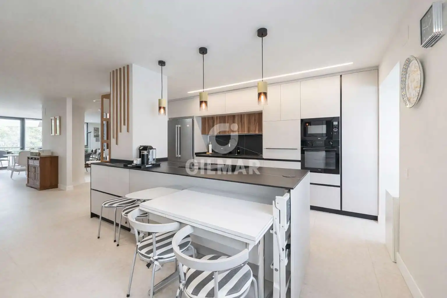 Kitchen of Flat for sale in Madrid  with Heating, Private garden and Swimming Pool