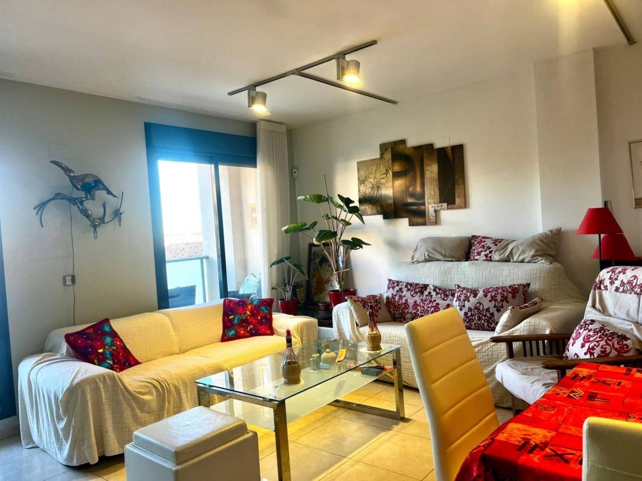 Sala de estar de Piso en venta en San Jorge / Sant Jordi con Aire acondicionado, Terraza y Amueblado