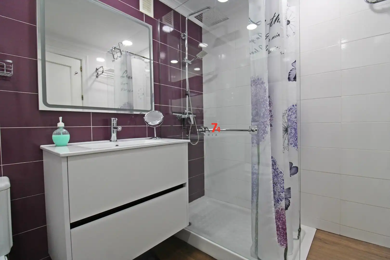 Badezimmer von Wohnung zum Verkauf in Lorca mit Klimaanlage, Heizung und Parkett