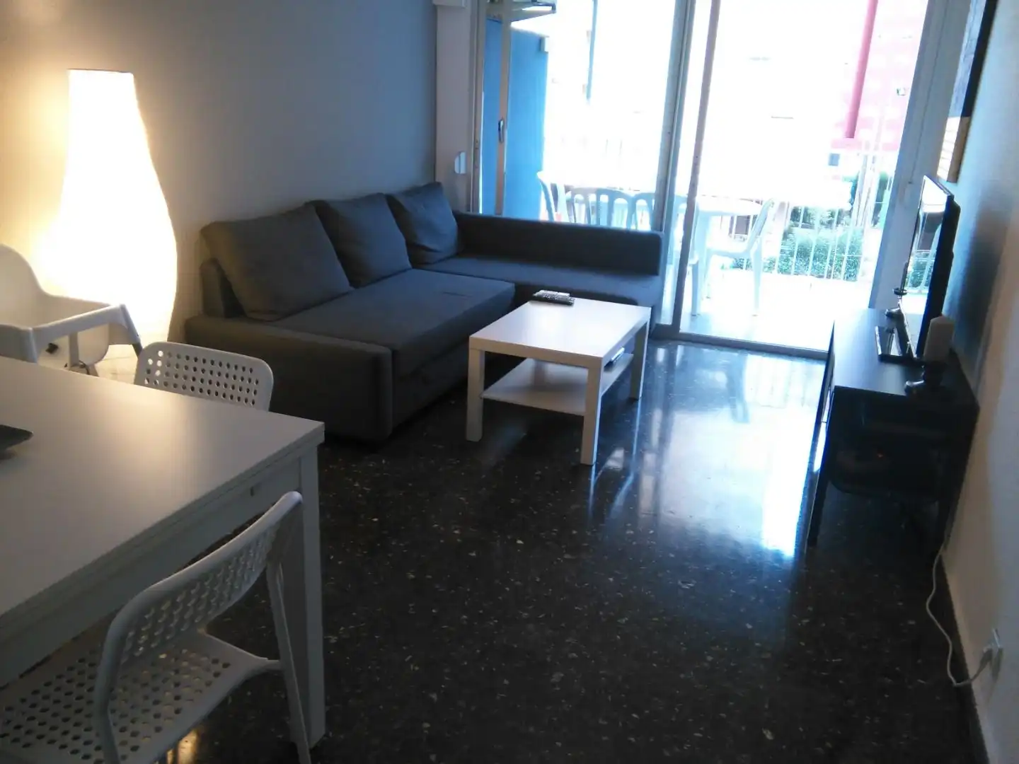 Sala de estar de Piso de alquiler en La Pobla de Farnals con Aire acondicionado, Calefacción y Terraza