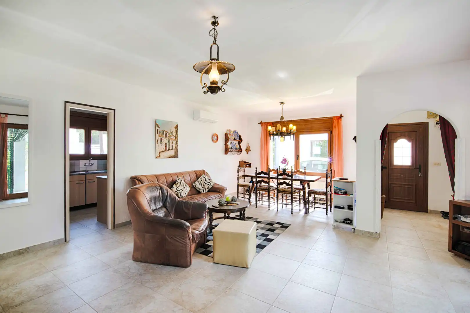 Living room of Houses for sale in Roses  with Private garden, Terrace and Furnished
