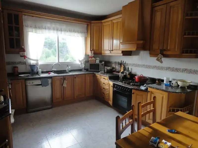 Cocina de Finca rústica en venta en La Nucia con Aire acondicionado, Jardín privado y Terraza
