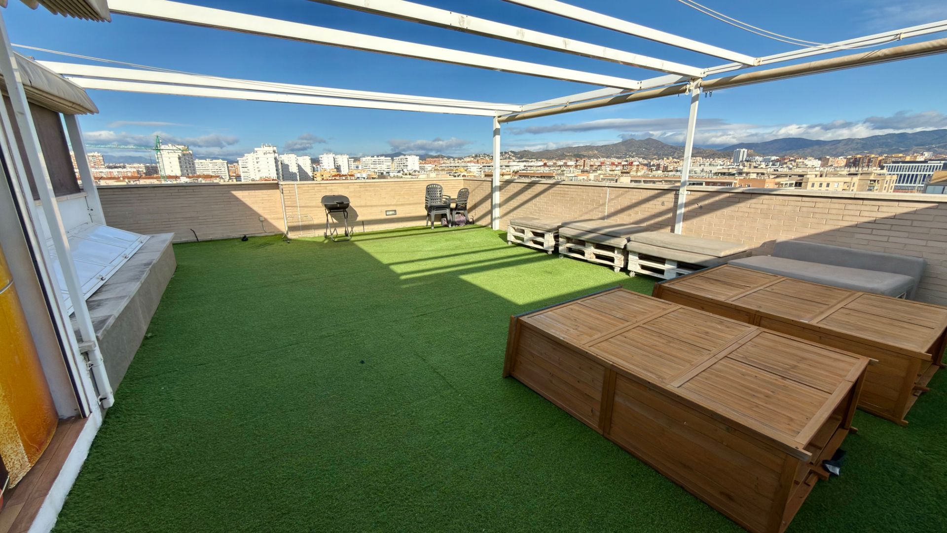 Terrace of Attic to rent in Málaga Capital  with Air Conditioner, Heating and Terrace