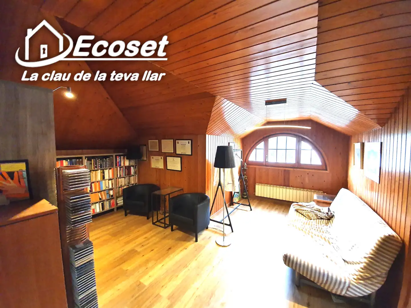 Sala d'estar de Casa o xalet en venda en Cervelló amb Calefacció, Jardí privat i Terrassa