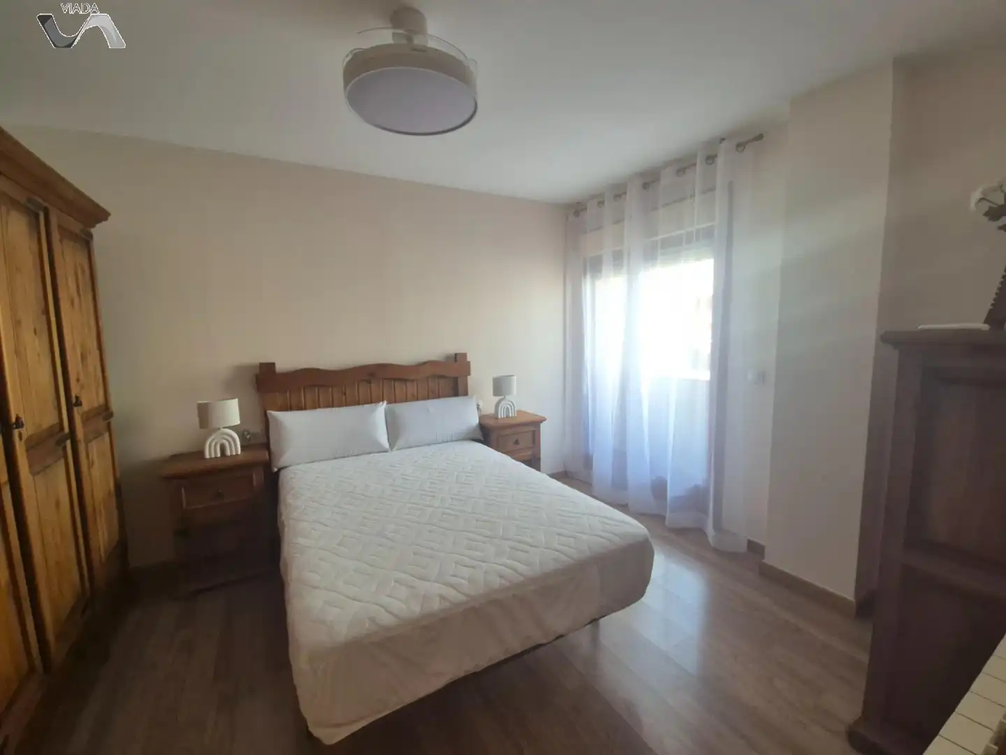 Dormitori de Apartament de lloguer en Puertollano amb Aire condicionat, Calefacció i Terrassa