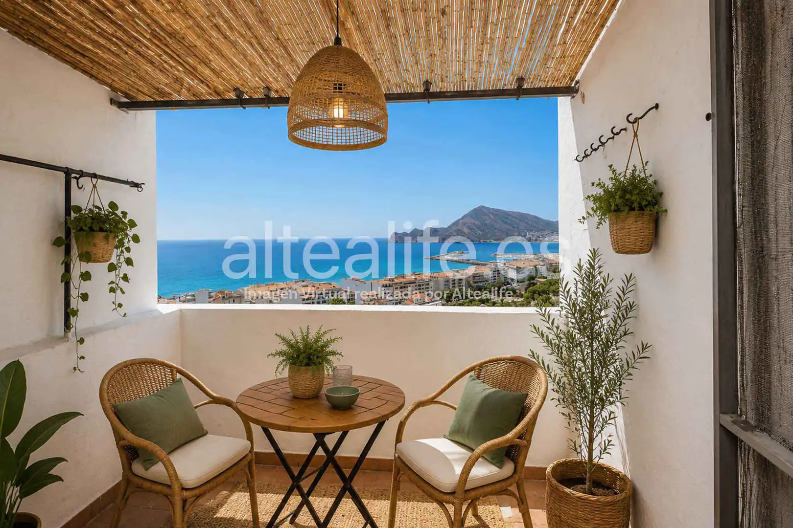 Terraza de Casa adosada en venta en Altea con Terraza y Trastero