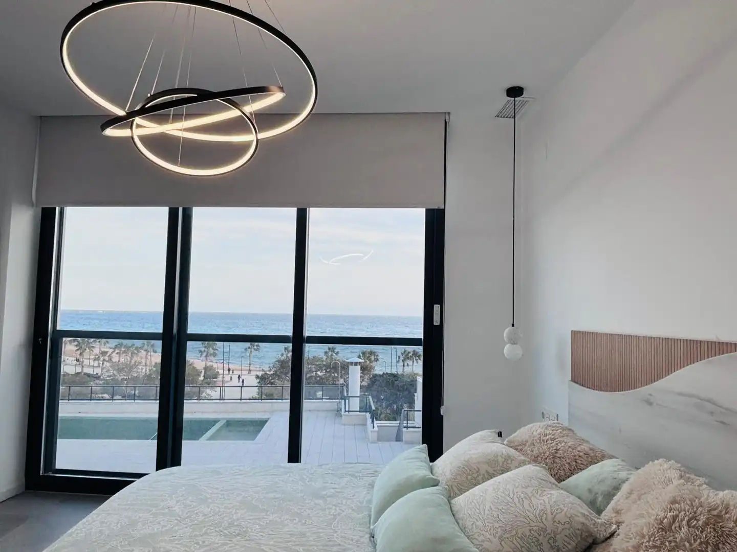 Bedroom of Apartments for rent in Villajoyosa / La Vila Joiosa  with Air Conditioner, Heating and Terrace