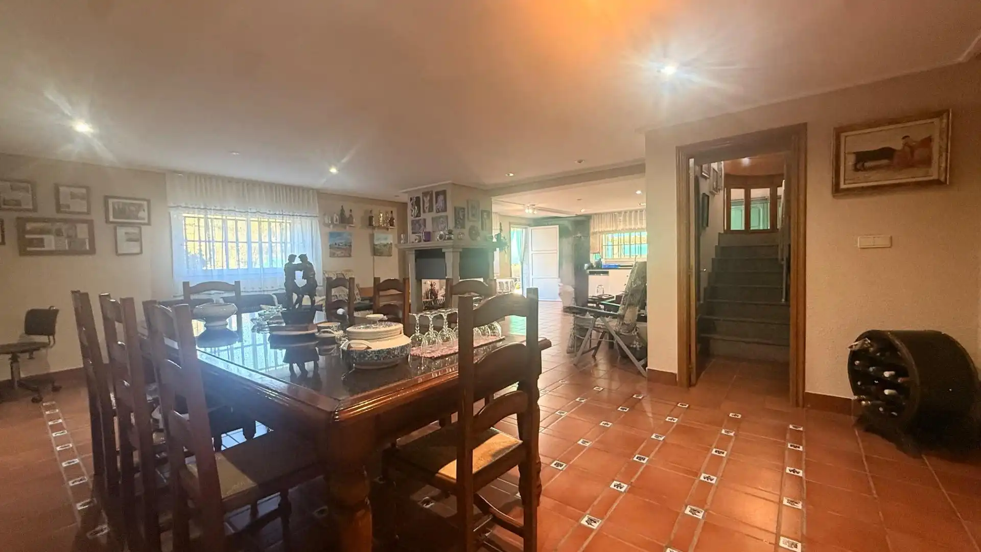 Comedor de Casa o chalet en venta en Leiro con Jardín privado, Terraza y Trastero
