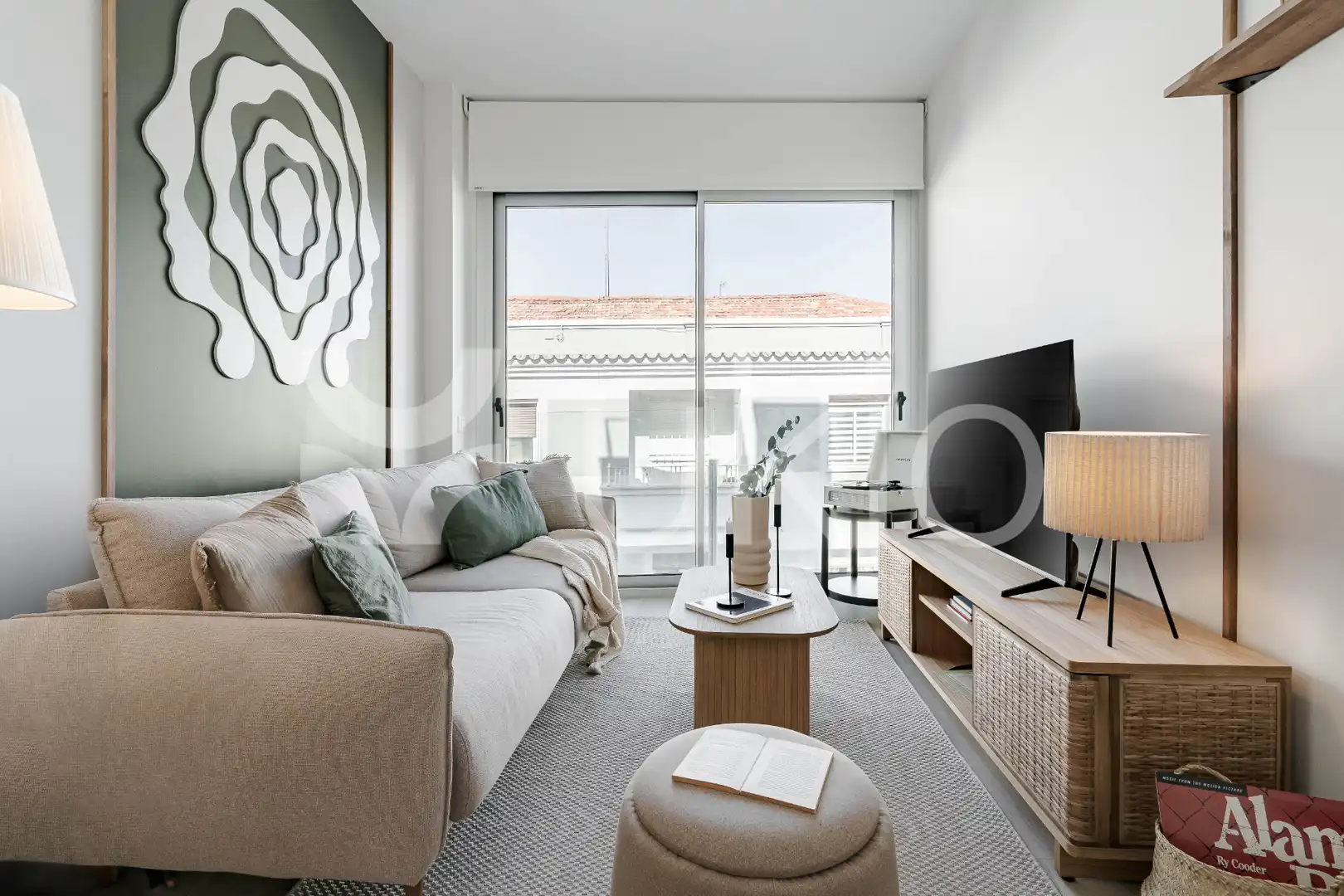 Sala d'estar de Apartament de lloguer en Madrid amb Aire condicionat, Calefacció i Moblat